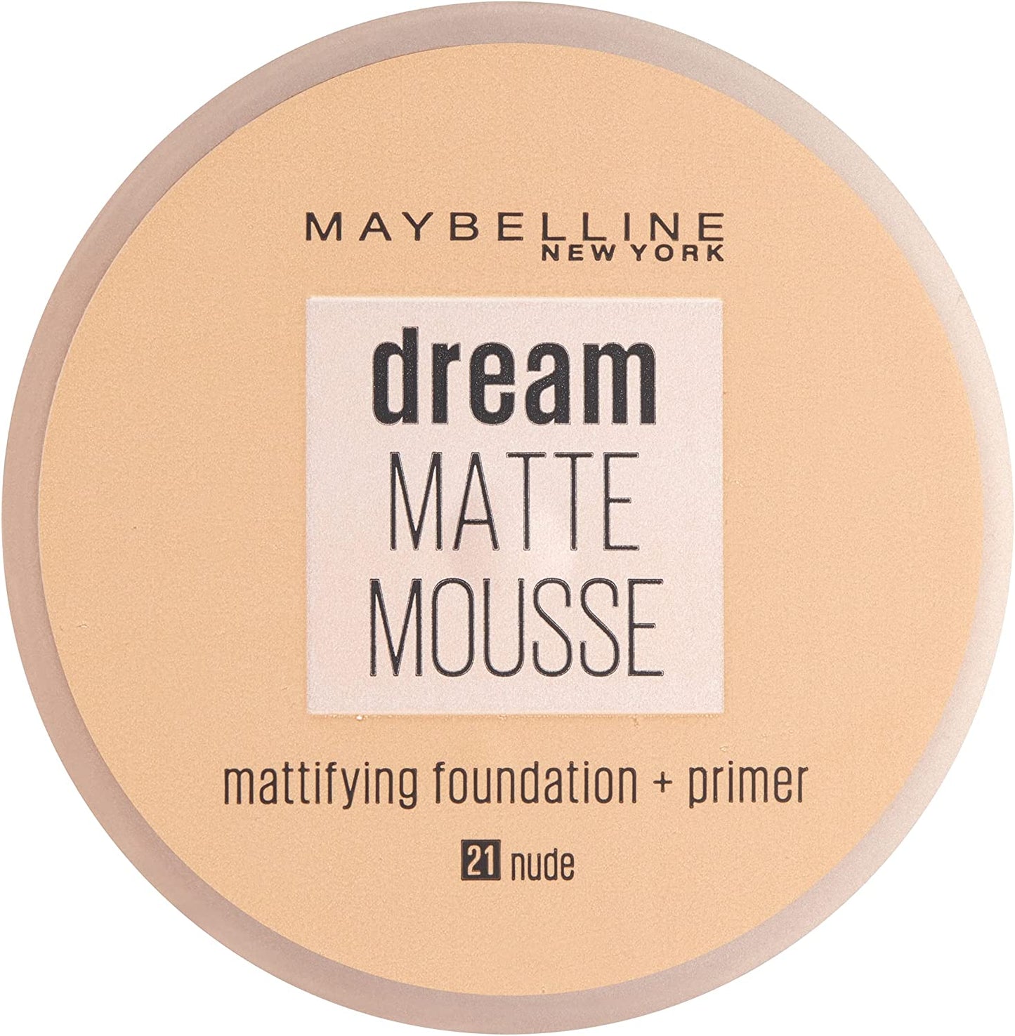 Maybelline Dream Matte Mousse Foundation 21 Nude