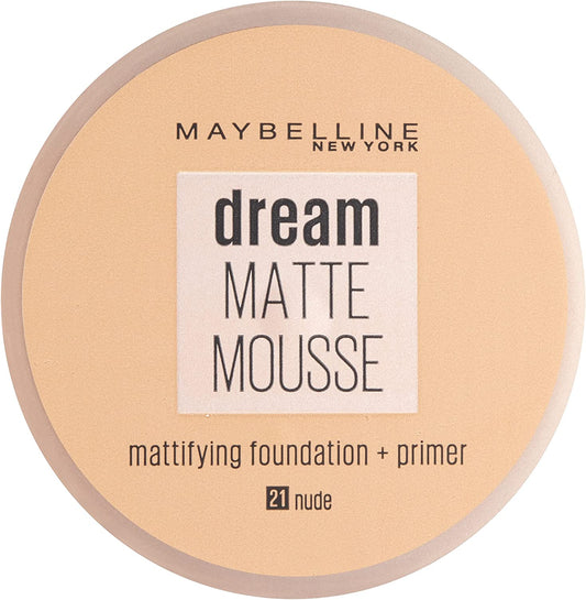 Maybelline Dream Matte Mousse Foundation 21 Nude